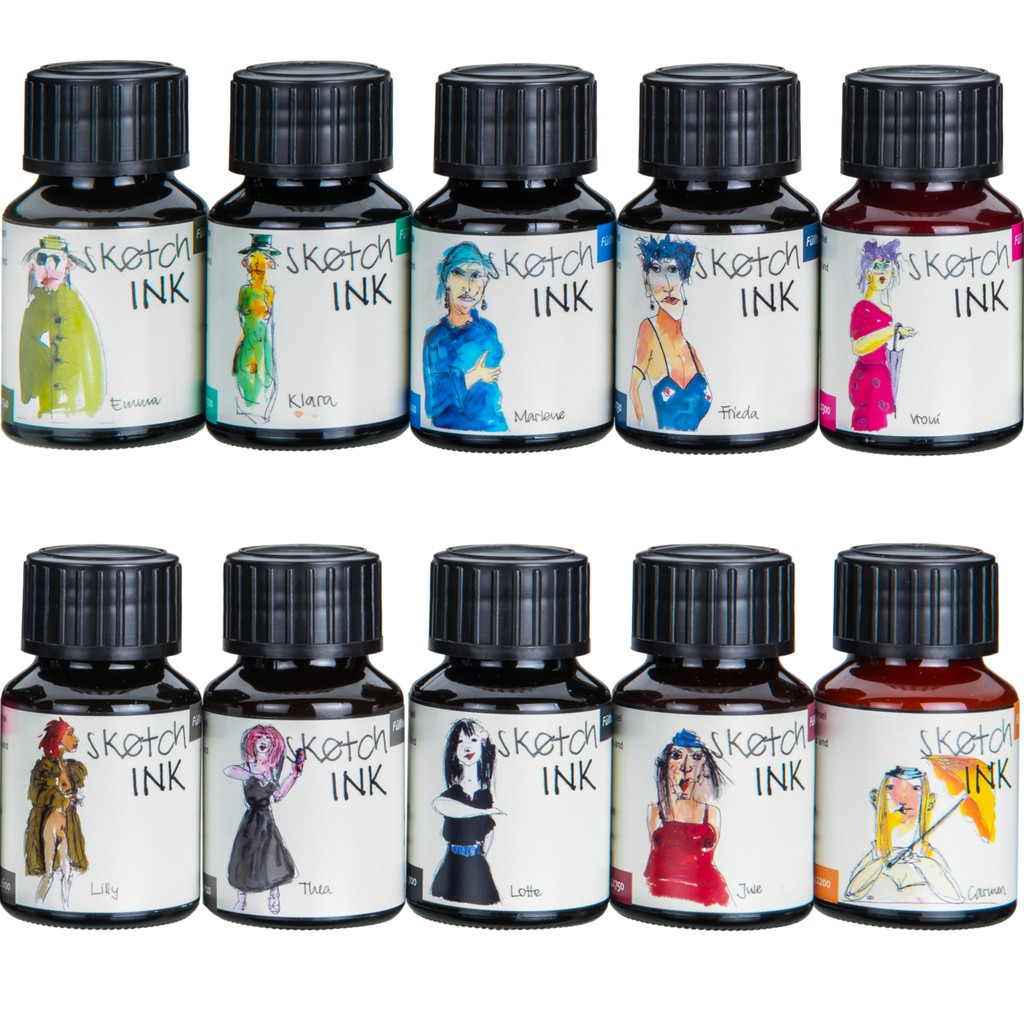 Leaden-AF Rohrer & Klingner หมึกปากกาหมึกซึมถาวร (Sketch Ink Range 42)