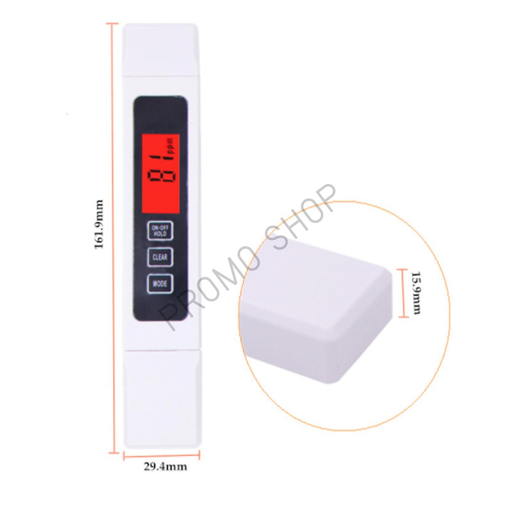 EC TDS Meter เครื่องวัดคุณภาพน้ำ A3 (ของอยู่ไทยพร้อมส่ง) - รูปที่ 6