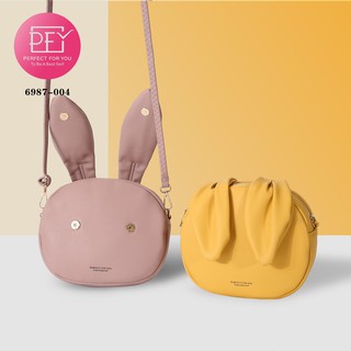 6987-004กระเป๋าสะพายข้างผู้หญิงForever youngแท้พร้อมส่งกระเป๋าแบบถือผู้หญิง เรียบหรู กระเป๋าน่ารักกระเป๋าแฟชั่นเกาหลี