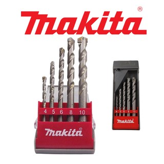 MAKITA ดอกสว่านเจาะปูน 5ตัว/ชุด รุ่น D-03894