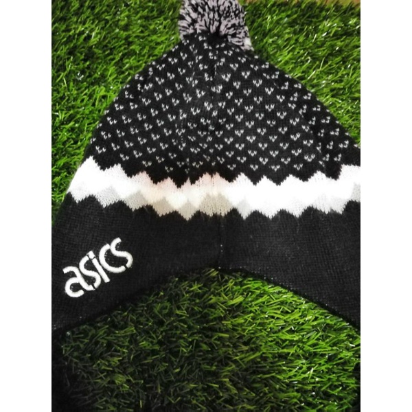 หมวก​ไหมพรม​กันหนาว​แบนด์​ asics