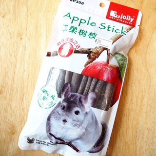 Jolly Apple sticks กิ่งแอปเปิ้ล ขนมชินชิล่า, กระต่าย (60g.)