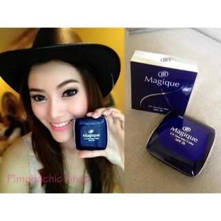 แป้งพัฟเมจิกตลับรีฟิว น้ำเงินรุ่น original นน 13กรัม แป้งหน้าเด้ง แป้งพริตตี้ ใช้กันมาก(มีฟองน้ำแถม)