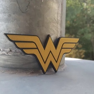 แม่เหล็กติดตู้เย็น ลายโลโก้ Wonder Woman