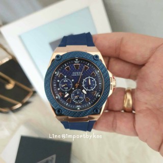 นาฬิกาชาย GUESS Legacy Quartz Blue Dial Mens Watch 🇺🇸