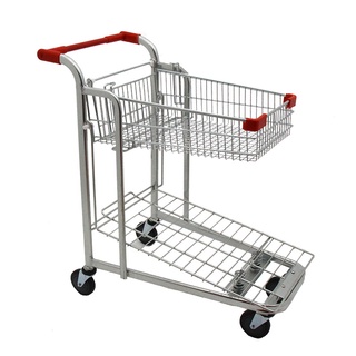 รถเข็นสองชั้น แบบอุตสาหกรรม แข็งเเรง รับน้ำหนัก 100 กิโลกรัม…