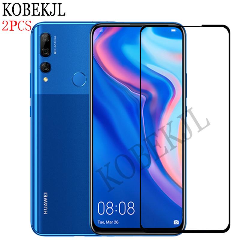 2 PCS ฟิล์มกระจกนิรภัย เต็มจอ Huawei Y9 Prime 2019 อุปกรณ์กันรอยหน้าจอ Huawei Y9Prime 2019 Y 9 กระจก กระจกนิรภัย Glass