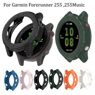 อ่อนนุ่ม TPU เคส Garmin Forerunner 255 Case Garmin Forerunner 255 Music Protective Cover เคส Garmin Forerunner 955 Cover Anti-scratch Frame เคส Garmin 255 Case Rubber Soft Protector Garmin Forerunner 255 เคส