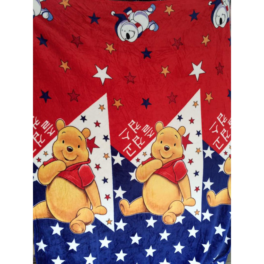 WINNIE THE POOH CHARACTER FUR BLANKET / BLANKET 150X200CM