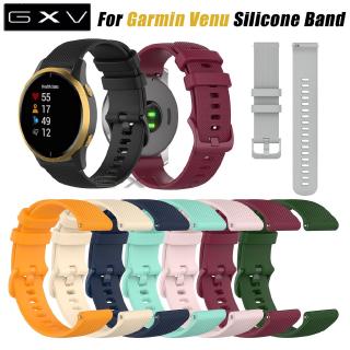 สายนาฬิกาข้อมือซิลิโคนสําหรับ garmin venutive 4 vivoactive 3 forerunner 245 645