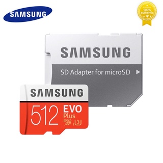 SAMSUNG Micro SD 256GB 128GB 64GB EVO Plus MicroSD Cards Memory Card EVO+ SDHC SDXC Max 100M/s C10 TF Trans Flash 512GB