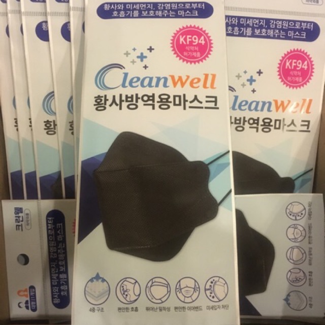 Clean well KF94 Mask หน้ากากแท้จากเกาหลี 🇰🇷