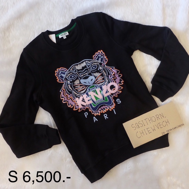 New Kenzo เสื้อแขนยาวสีดำผู้หญิง