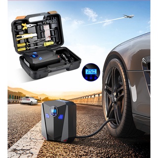 Tool Box Car Air Compressor Intelligent Tire Inflatable Pump 12V Portable Auto Tyre Inflator for Car Tire Tyre Inflator