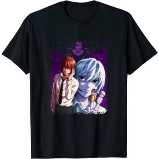 ผ้าฝ้ายคอกลมเสื้อยืด ลาย Death Note Puppets สําหรับผู้ชาย และผู้หญิงfrom S-4XL