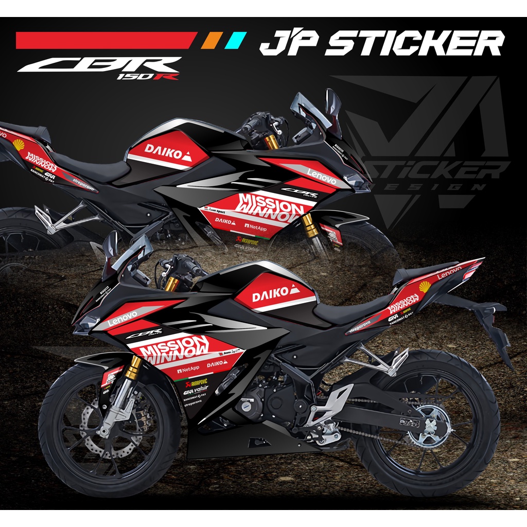 Cbr 150r Striping Sticker - CBR 150R New 2021 Thailand Motorcycle Sticker Hologram Variation List (J