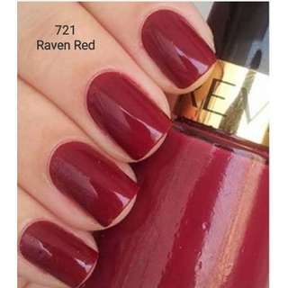 Revlon nail 721 Raven red สีแดง