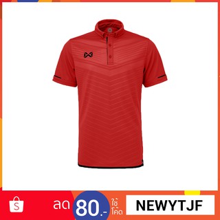 WARRIX เสื้อโปโล La Vida WA-3318-RA (สีแดง-ดำ)