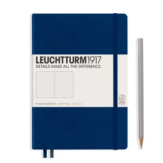 Leuchtturm1917 Hardcover Notebooks "Navy" สมุดโน๊ต Leuchtturm1917 ปกแข็ง สีกรมท่า