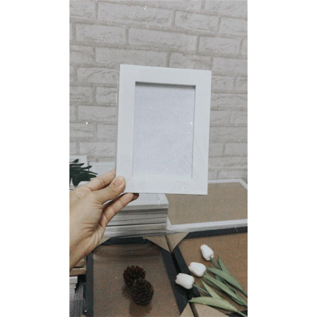 กรอบรูปกรอบขาว  Size 4x6 / A5 / A4 / A3