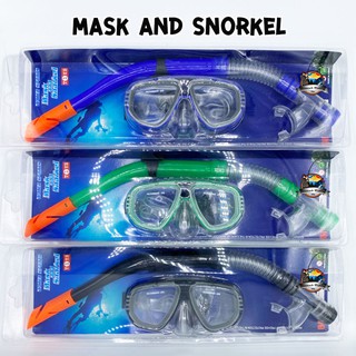 แว่นตา สน็อกเกิ้ล ดำน้ำ WATER SPORT MASK AND SNORKEL TOYS