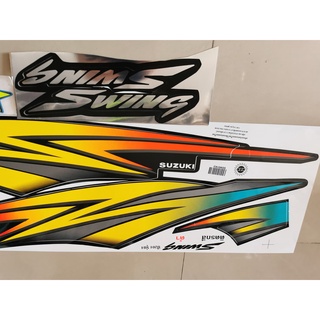 สติ๊กเกอร์ Swing  ปี 2001 รุ่น 4  ติดรถสีดำ ราคาถูกที่สุด คุณภาพดี