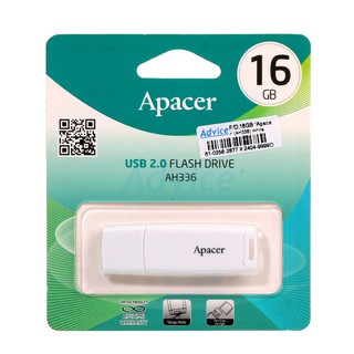 16GB "Apacer" (AH336) Black ของวแท้ สินค้าพร้อมส่ง