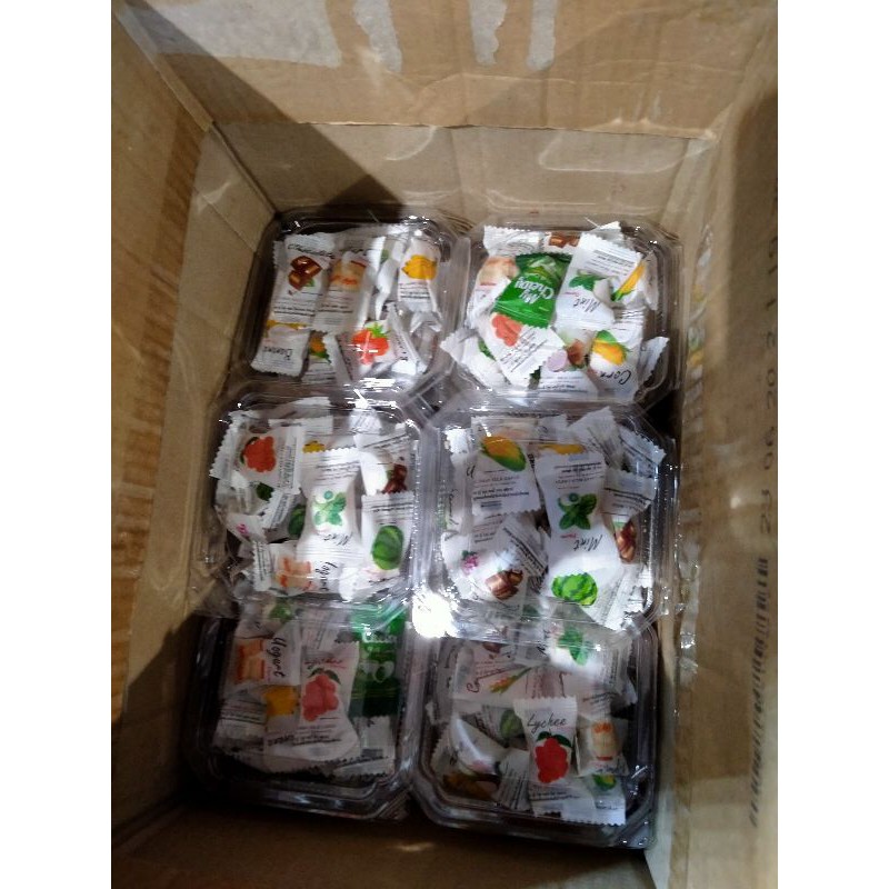 ลูกอมนมเคี้ยวหนึบรวมรส 1กล่อง22บ.**พิเศษ 5กล่อง107บ.**