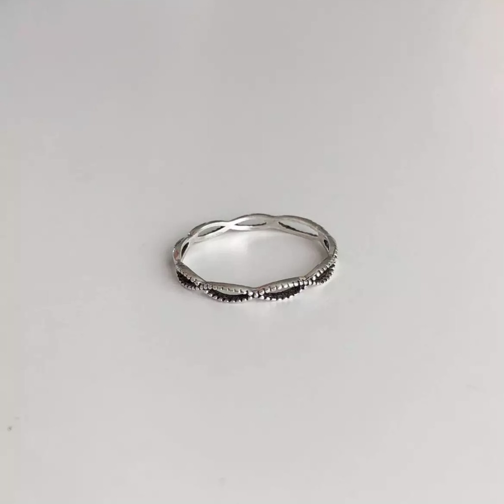 Winterwinter Jewelry Silver925 : เครื่องประดับเงินแท้ เงินแท้925 แหวนทรงเกลียวเงินแท้