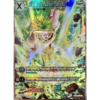 [ของแท้] SS Broly, Legendary Unison (UC) BT10-094 การ์ดดราก้อนบอล Dragon Ball Super Card Game