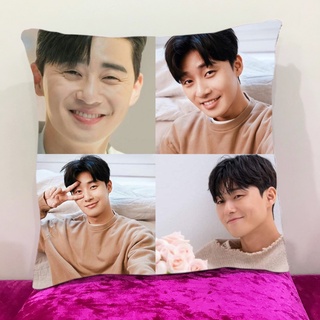 หมอนอิงสั่งทำ ใส่ได้4รูป หมอนอิงขนนุ่ม หมอนอิงโซฟา หมอนอิงในรถ หมอนอิง Cushions พัคซอจุน Park Seo Joon