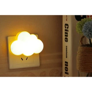 หลอดไฟ LED รูปทรงก้อนเมฆเซ็นเซอร์แสงเปิดปิดอัตโนมัติอเนกประสงค์ต่อไฟบ้าน