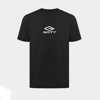 ถูกสุดๆเสื้อยืด   GOT7 New Logo   เสื้อยืด  คอกลม สตรีท สไตล์เกาหลี.  สกรีนด้านหน้ารหัสเต็ม