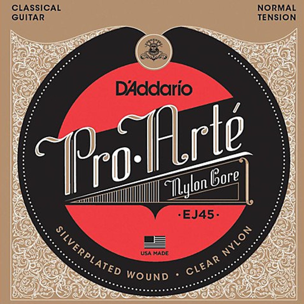D'addario EJ45 Pro Arte NT สายกีตาร์คลาสสิก ครบชุด