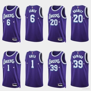 เสื้อกีฬาบาสเก็ตบอลแขนกุด ลายทีม Ace NBA Jersey Lakers Bradley James Ariza Howard สไตล์คลาสสิก