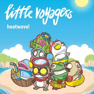 [🌈พร้อมส่ง☀️Blindbox]POPMART Coarse Little Voyagers heat wave series