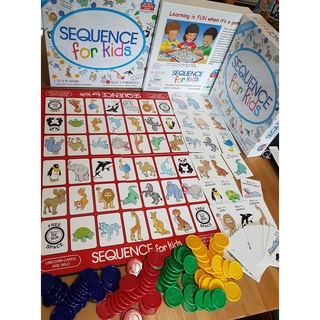 Sequence for kids เป็นบอร์ดเกมแนวเรียนรู้ภาษาอังกฤษ