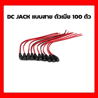 DC Jack แบบสาย ตัวเมีย 100 ตัว