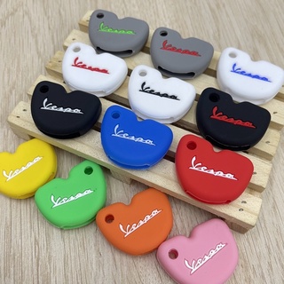 Vespa ซิลิโคน หุ้มกุญแจรีโมท Vespa สินค้าพร้อมจัดส่ง เคสกุญแจ Vespa (1จำนวน=1ชิ้น)