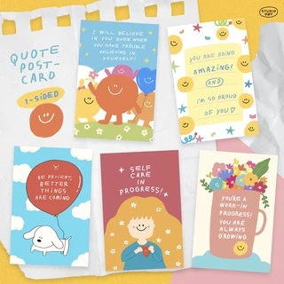 STUDIO.OWY : Quote Postcard โปสการ์ดข้อความ | ขนาด4x6นิ้ว