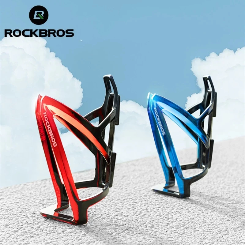 【TH Delivery】ROCKBROS ที่วางขวดน้ํา น้ําหนักเบา หลากสี อุปกรณ์เสริม สําหรับจักรยานเสือภูเขา