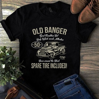 [S-5XL]เสื้อยืดคอกลม พิมพ์ลาย Old Banger Condition But Body Works Need Attention สําหรับผู้ใหญ่ 50Th