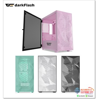 💥HOT Product💥เคสคอมพิวเตอร์ darkFlash DLM21 Mesh Black, White, Pink, Neo Mint.