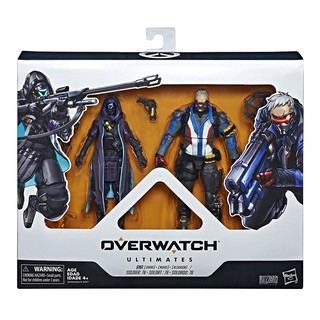 Hasbro Overwatch Ultimates Series Soldier: 76 &amp; Shrike (Ana) Skin Dual Pack 6" Figures ขนาด 6 นิ้ว สินค้าใหม่ ลิขสิทธิ์