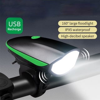 Rechargeable bicycle light with loud bicycle horn/rechargeable bicycle light Waterproof bicycle light