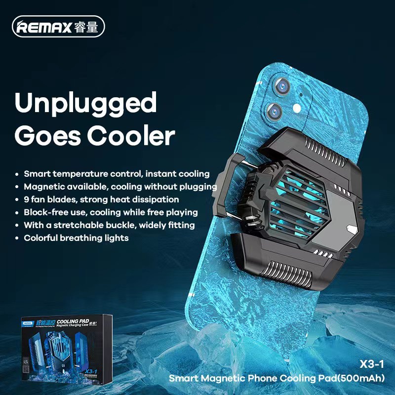 USB Fan Cooler X3-1 Remax พัดลมระบายความร้อนสำหรับมือถือ