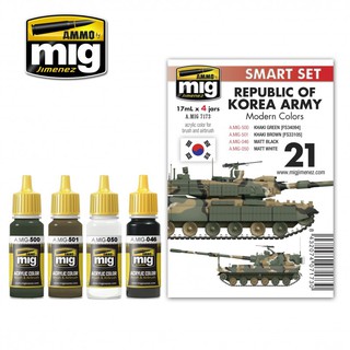 Ammo By MIG - AMIG7173 REPUBLIC OF KOREA ARMY MODERN COLORS