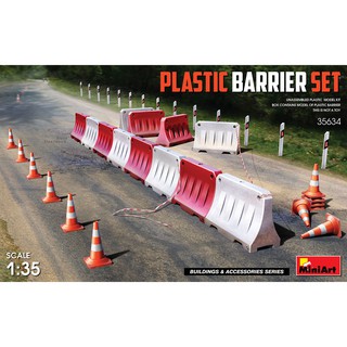 โมเดลประกอบ MiniArt 1/35 MI35634 Plastic Barrier Set