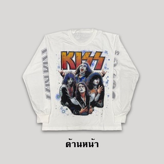 เสื้อยืดแขนยาววงร็อค (KISS)