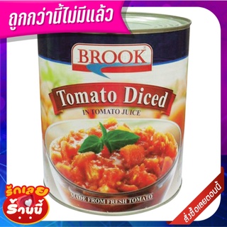 บรูค มะเขือเทศหั่นชิ้น 565 กรัม Brook Tomato Diced 565 G